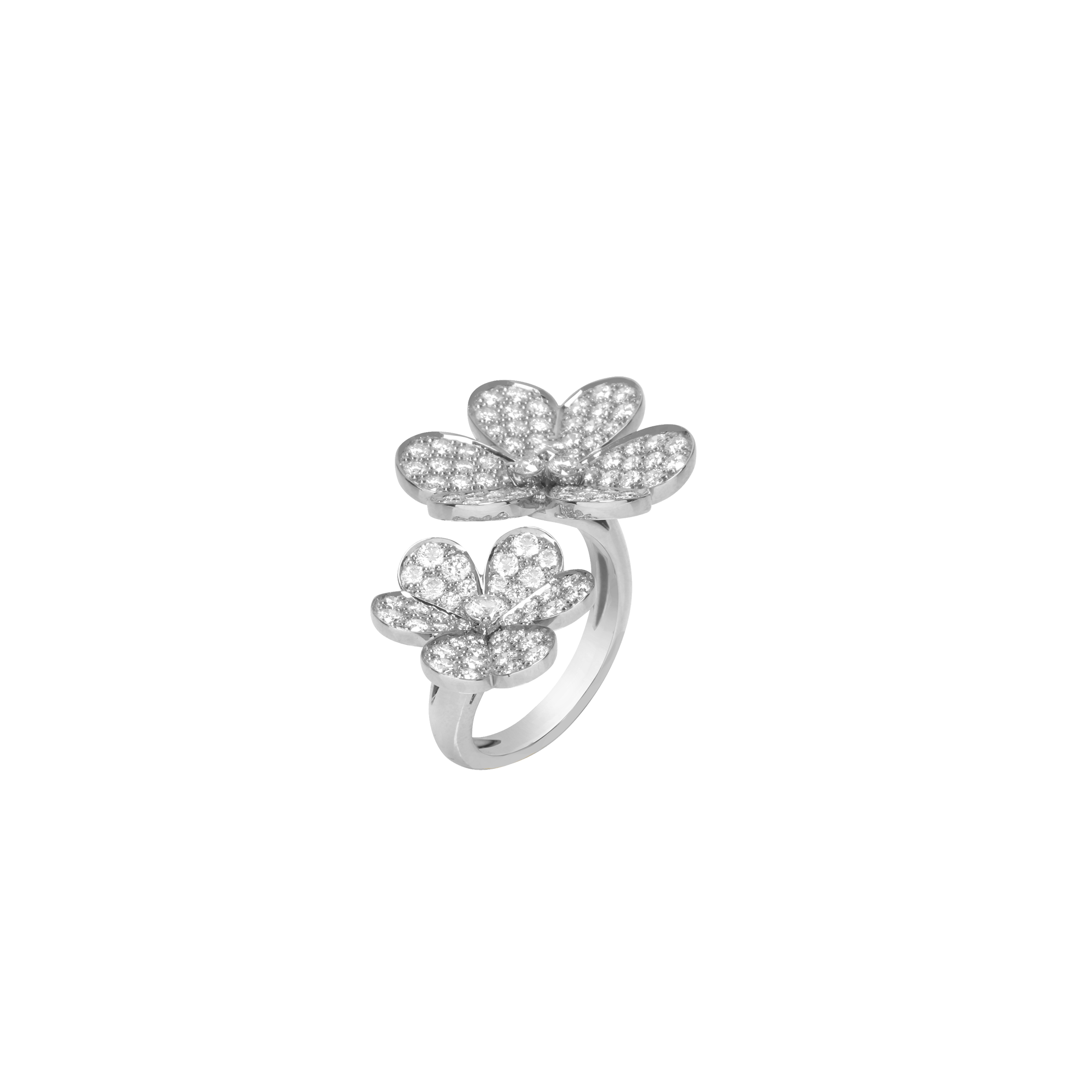 VAN CLEEF ARPELS FRIVOLE BETWEEN THE FINGER RING VCARB67500